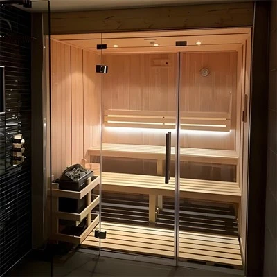 Sauna da interni IndoorZen per 2 persone con riscaldatore Harvia per spa domestica OEM/ODM